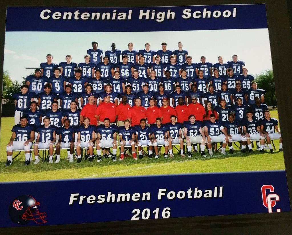Mannykings1972's tweet photo. Our young Coyote pups! We have a great squad. #CeHSfootball #Centennialathletics #coyotepups https://t.co/yV9WMmb6pZ