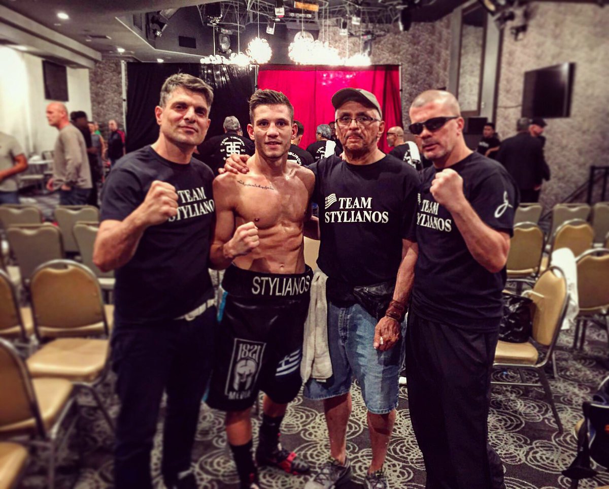 steliosboxing's tweet photo. Second round KO. Thank you my team! #TeamStylianos #1821Media https://t.co/DSuT4bWScZ