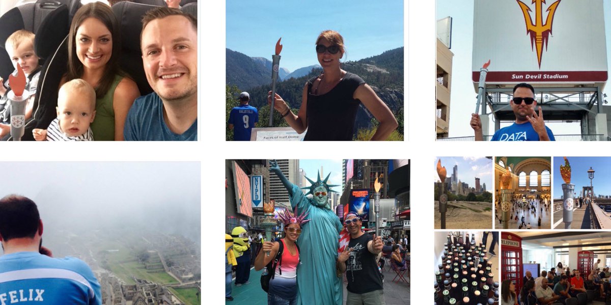 tableau's tweet photo. Did you follow the 10-stop journey of the #tableautorch? Check out the highlights! https://t.co/aSUcigFxOz https://t.co/PjPrEkiRrv