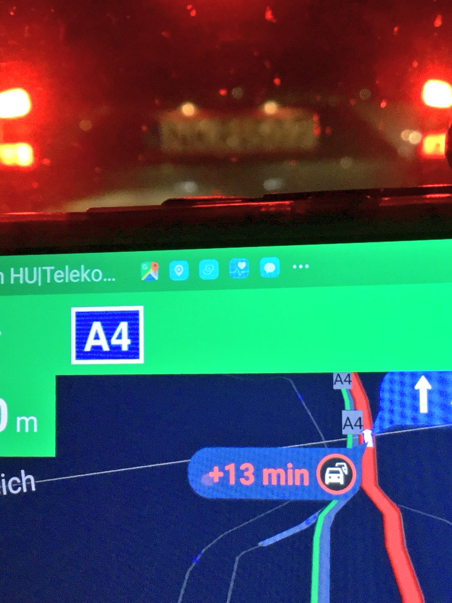 The reality of a Europe without borders - long queues of cars when crossing over from Hungary to Austria.