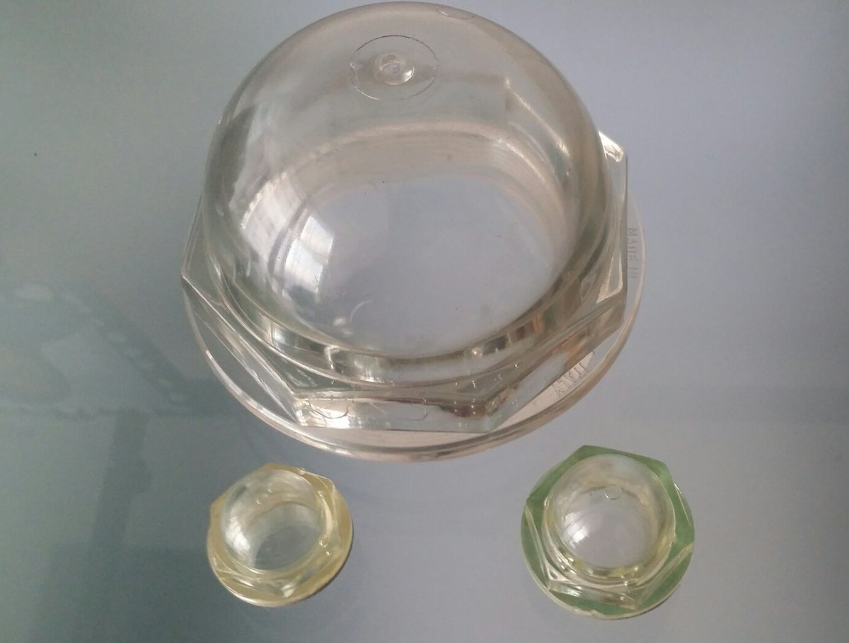 PyCSpares's tweet image. Mirillas tipo domo para estanques oleohidráulicos. Solicitacotización al mail contacto@pycspares.cl