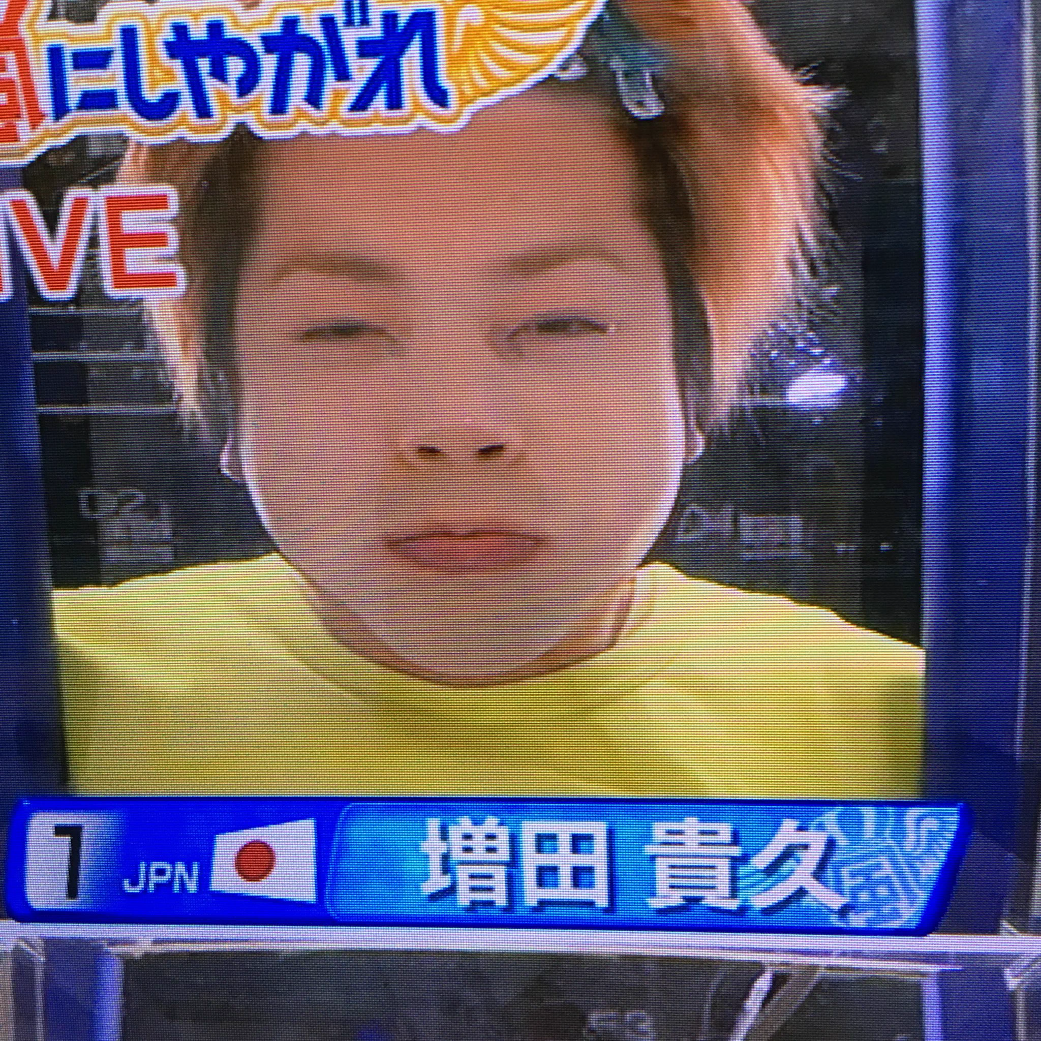 メダルをとった水泳選手に息止め競争で勝った増田の顔がまるでポニョｗｗｗ