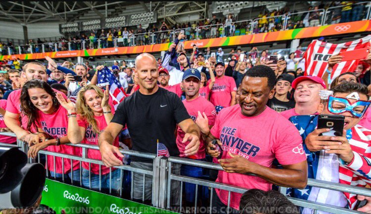 Snyder_man45's tweet photo. No body worked harder for a hug then my dad at the Olympics. This is one of the moments I'll never forget https://t.co/jO4VKTmTrD