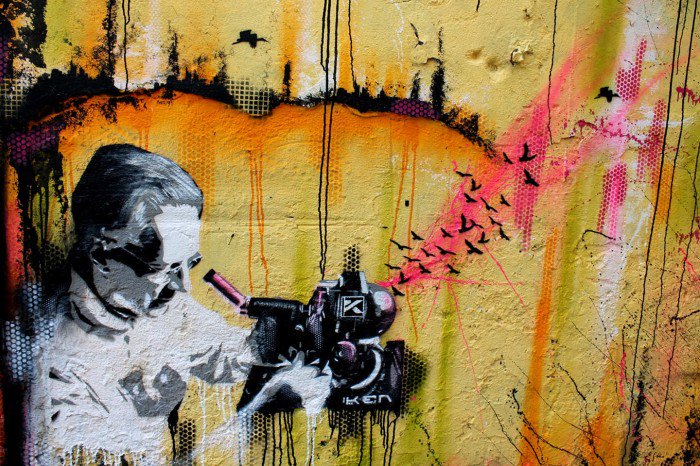 moutonfred's tweet photo. That artwork #Berlin by #Plotbot was made for an event called “Movement for Hope” https://t.co/82XQ5D0uTA https://t.co/Hqgbz0uP1h