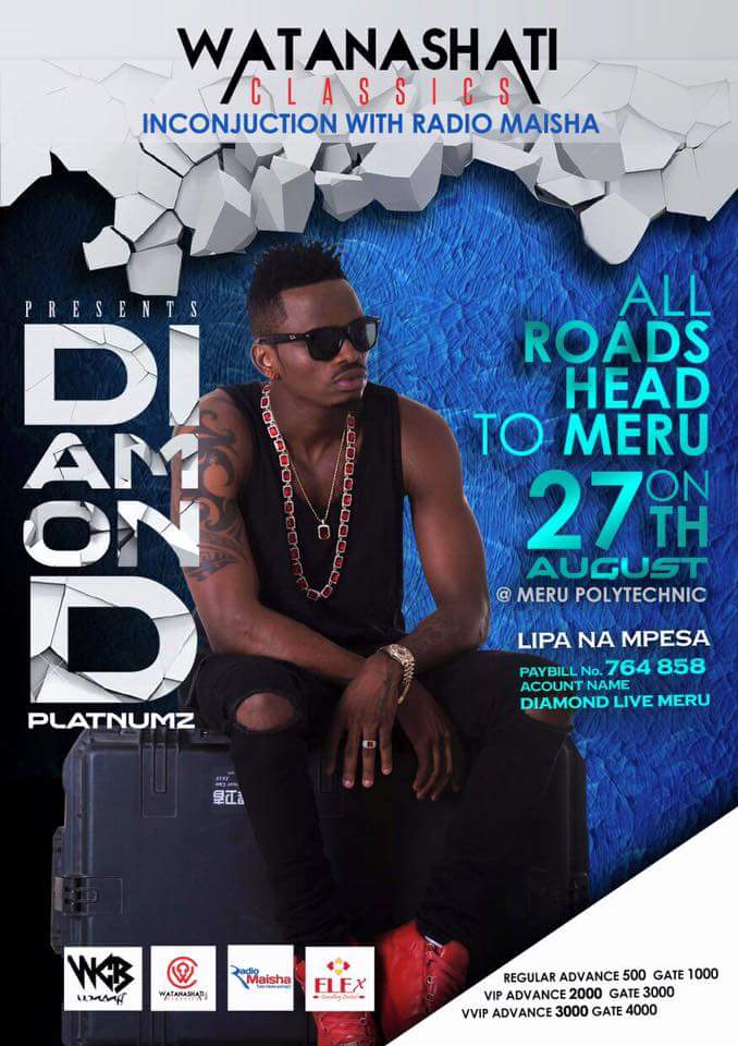 angelinaessays's tweet photo. Yoh Get Your Tickets ASAP 

#DiamondLiveMeru https://t.co/bcqxHVFKYe