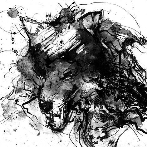 Ink Wolf Art