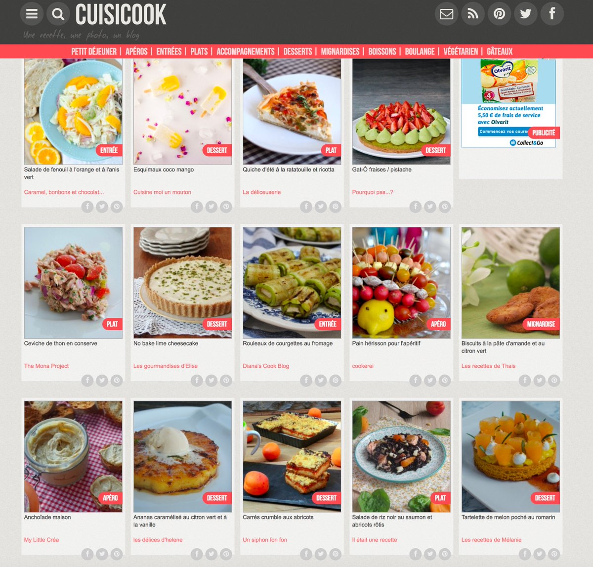 CuisiCook's tweet image. ★60 bloggeurs sont à nouveau mis à l'honneur aujourd'hui avec 60 magnifiques recettes! ★ cuisicook.com