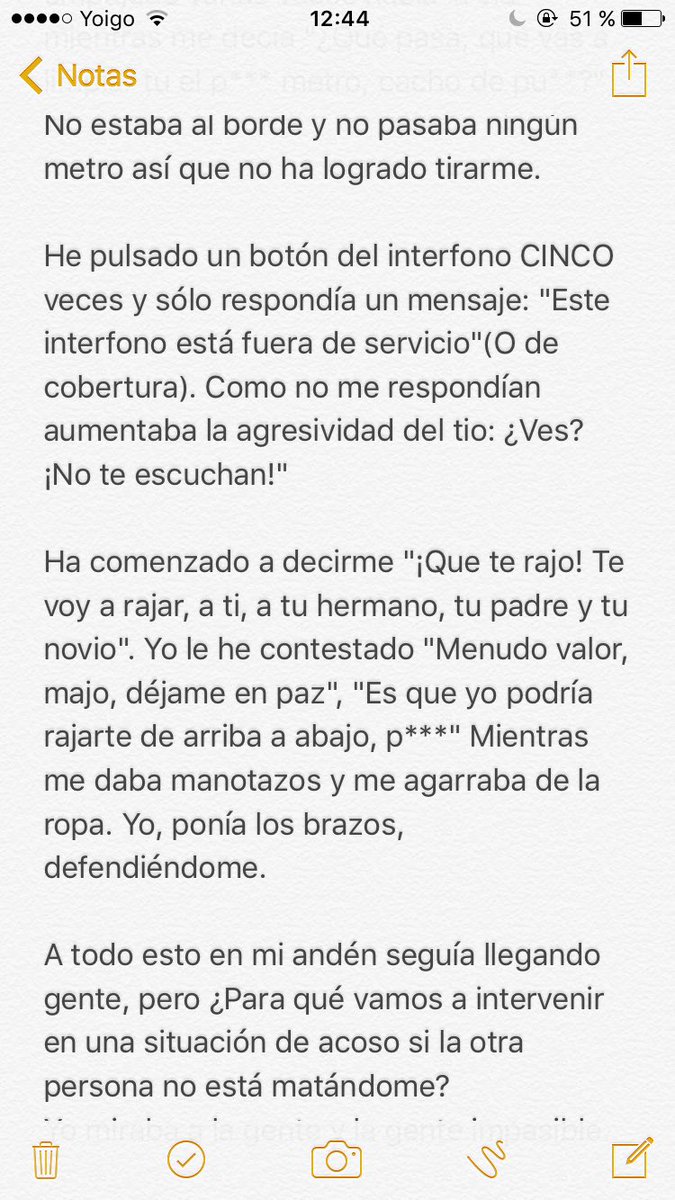 aletheia13's tweet photo. Voy a contar lo que me ha pasado hoy a las 8 de la mañana en el metro.
Agradezco la difusión que podáis darle. (1/2) https://t.co/bpgL5AeHNI