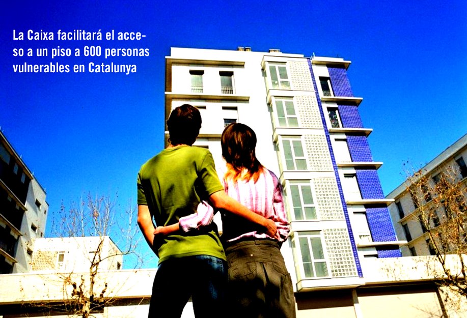 eva_properties's tweet photo. The Caixabank provides access to a flat to 600 vulnerable people in Catalunya.
https://t.co/Ey5DXzKFWp
#caixa https://t.co/OPriIUWFo2