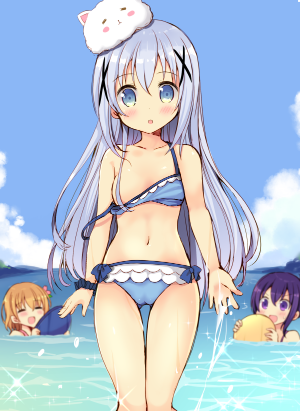 二次元 水着 貧乳