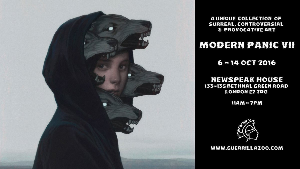 My works been selected for Modern Panic VII London, '..Surreal, Controversial &amp; Provocative' OCT 6-14 Newspeak House