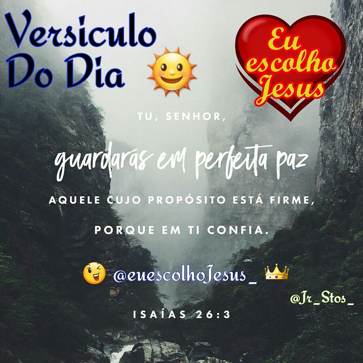 renovacaodiaria's tweet photo. #BomDia 🌞 
#euescolhoJesus 👑
#27deAgosto 
#SejaCristão 
#IdePeloMundo 
#compartilheapalavra
#MaisAmorPorFavor https://t.co/kdsz8MJKkA