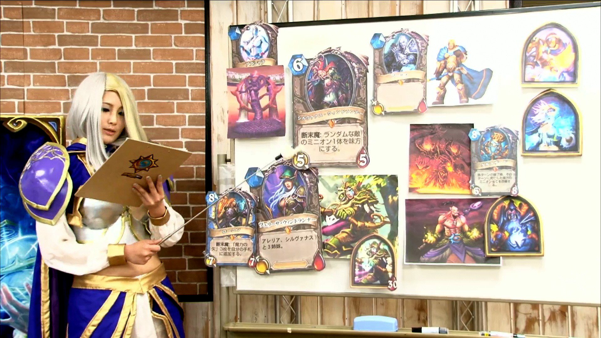 Hearthstone ハースストーン در توییتر はすすと 現在シルヴァナス ウィンドランナーの解説をトオル氏がお手製のカードと共におこなっているぞ T Co Cjgbij0z1g ハースストーン