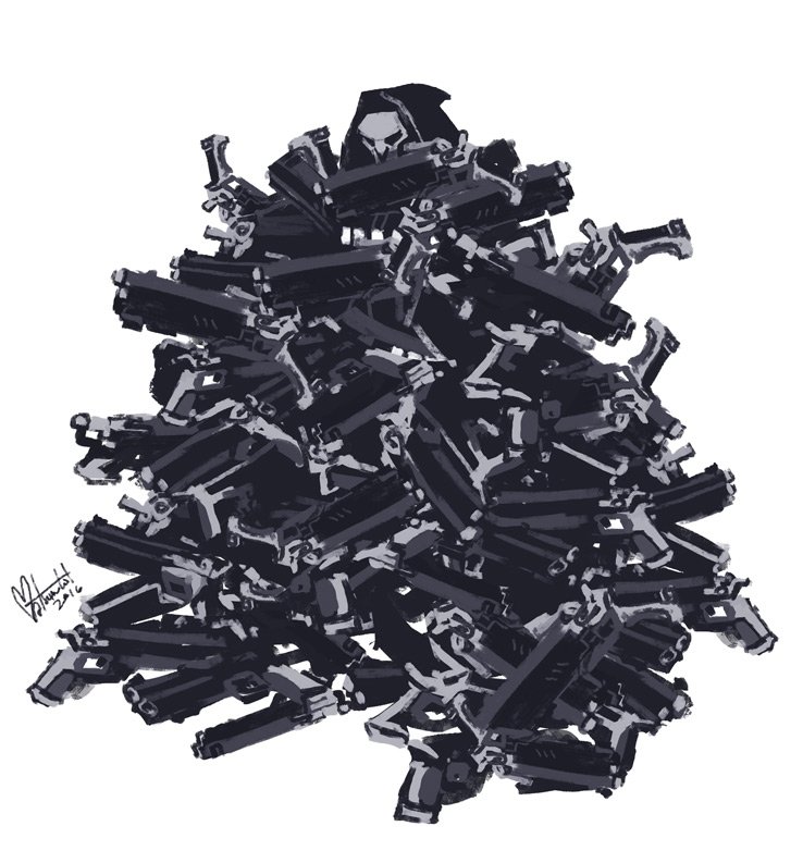 "You have a Reinhardt. I have a wall of shotguns."