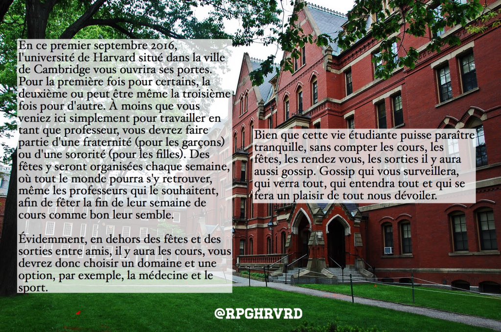 rpghrvrd's tweet image. Contexte + fraternités/sororités + inscription 
(Dans le rpg les élèves vivent dans leur fraternité/sororité)
