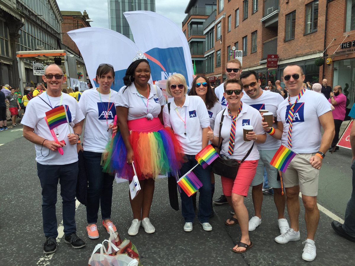 michellechater's tweet photo. Proud to be walking in the Manchester pride for @AXA @ManchesterPride @AXAUKCareers  #lgbt #inclusion https://t.co/5kADouxvg7