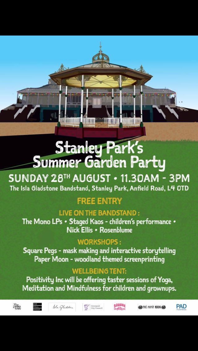 nickellis_music's tweet image. GIG: Tomorrow 1pm 
Isla Gladstone Bandstand Stanley Park Liverpool. 

#Bringingitallbackhome.