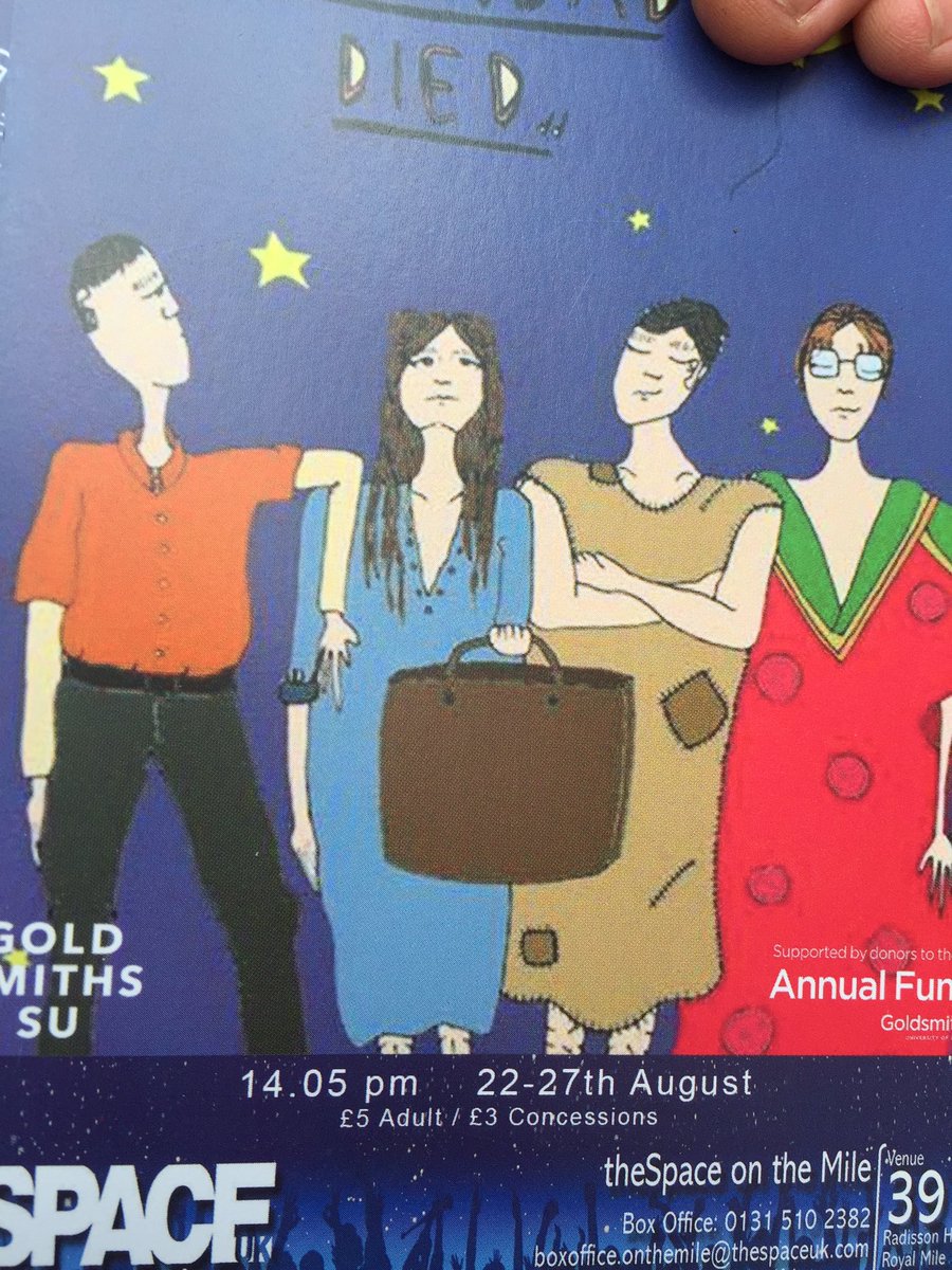 toadpittheatre's tweet photo. We are incredibly excited for our final performance at 2.05 at venue 39 on the mile!!! #toadpit #GDplay #toadsawayyy https://t.co/FmHDO16ImT