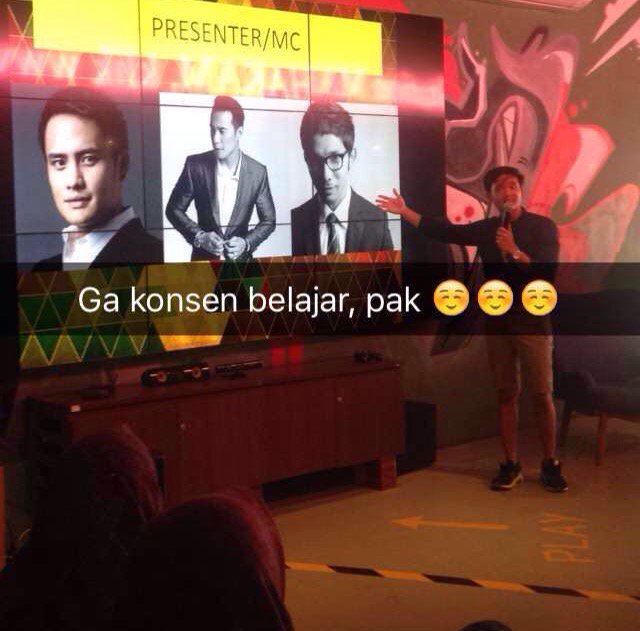 Thanks for today's class bapak &amp; ibu guru <a href="/ginzarheza/">GINZA RHEZA</a> @febicil . So much FUN 🙌🏻 

<a href="/kelaspenyiar_ID/">Kelas Penyiar ID</a>