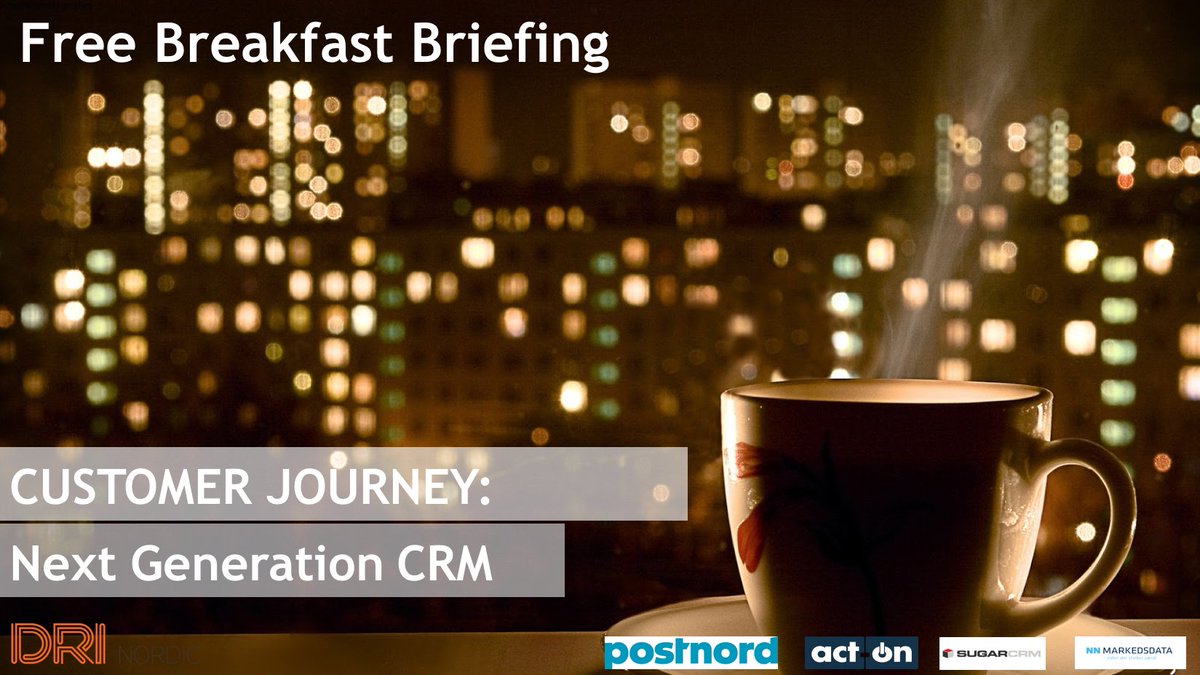 drinordic's tweet photo. Kun få pladser tilbage til Aarhus Breakfast Briefing, meld dig til her #CustomerJourney https://t.co/vuDpFysu9z https://t.co/08BU4iKEpx