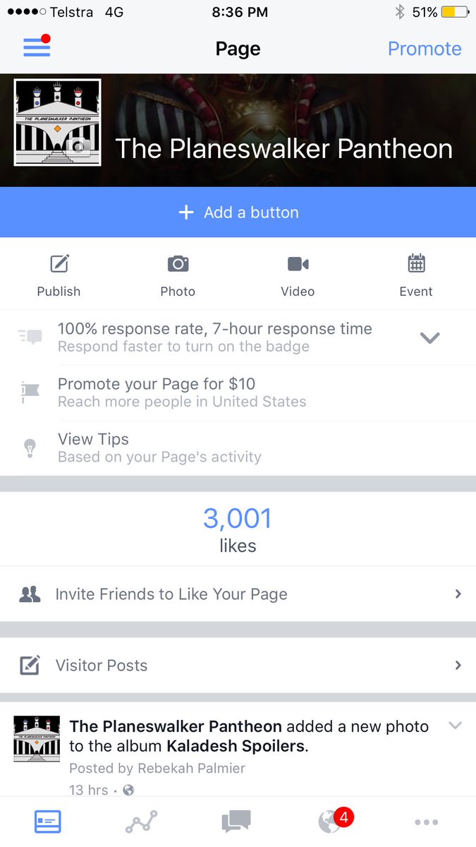 xLadyDangerx's tweet photo. The MTG Facebook page I run @PlaneswalkerPan has just broken 3,000 likes. Couldn't be prouder to be a part of it https://t.co/eAeKtoDKYe