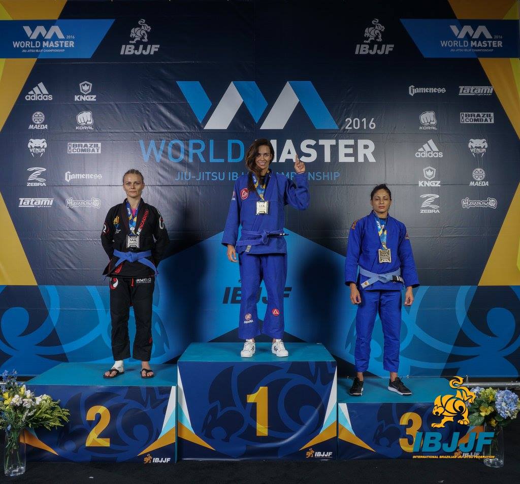 Coach Mariana is a world champ! Well-deserved win. Congratulations! #jiujitsu #worlds #graciebarra #pearland @ibjjf