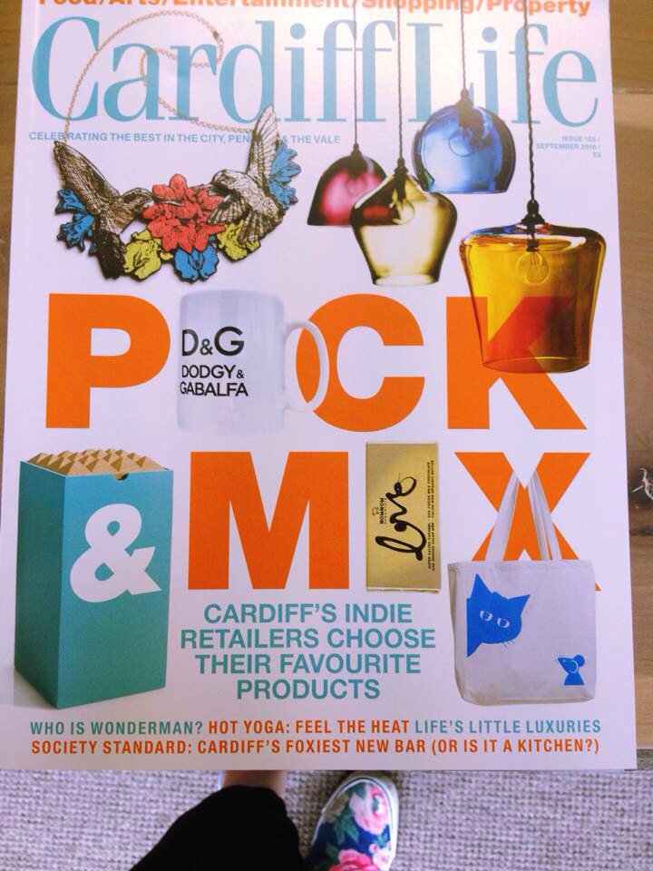 ShopDearDoris's tweet photo. Woohoo our #Danish #storagepots #frontpage @CardiffLifeMag Thanks guys! https://t.co/15pQYy1uKL