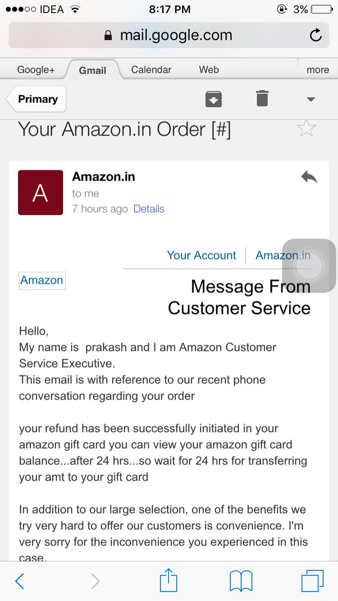 Can you send things anonymously on amazon