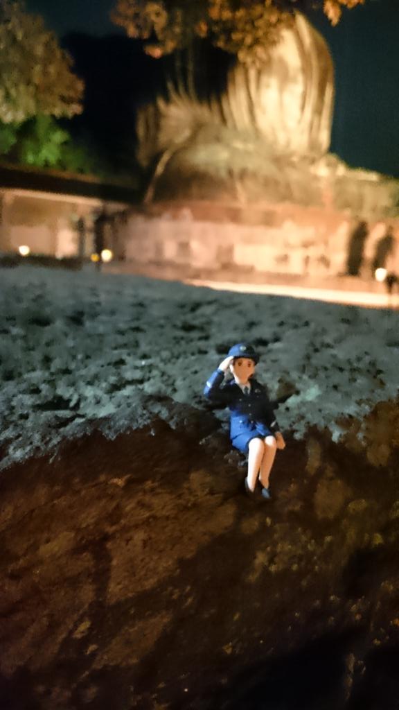 Kasaco 明日まで 鎌倉大仏 長谷寺 極楽寺など 鎌倉長谷地区は ライトアップしてます 雨だと足元滑りやすいので お気をつけてー フチ子 鎌倉 鎌倉大仏 女性警察官のフチ子 鎌倉長谷の灯り