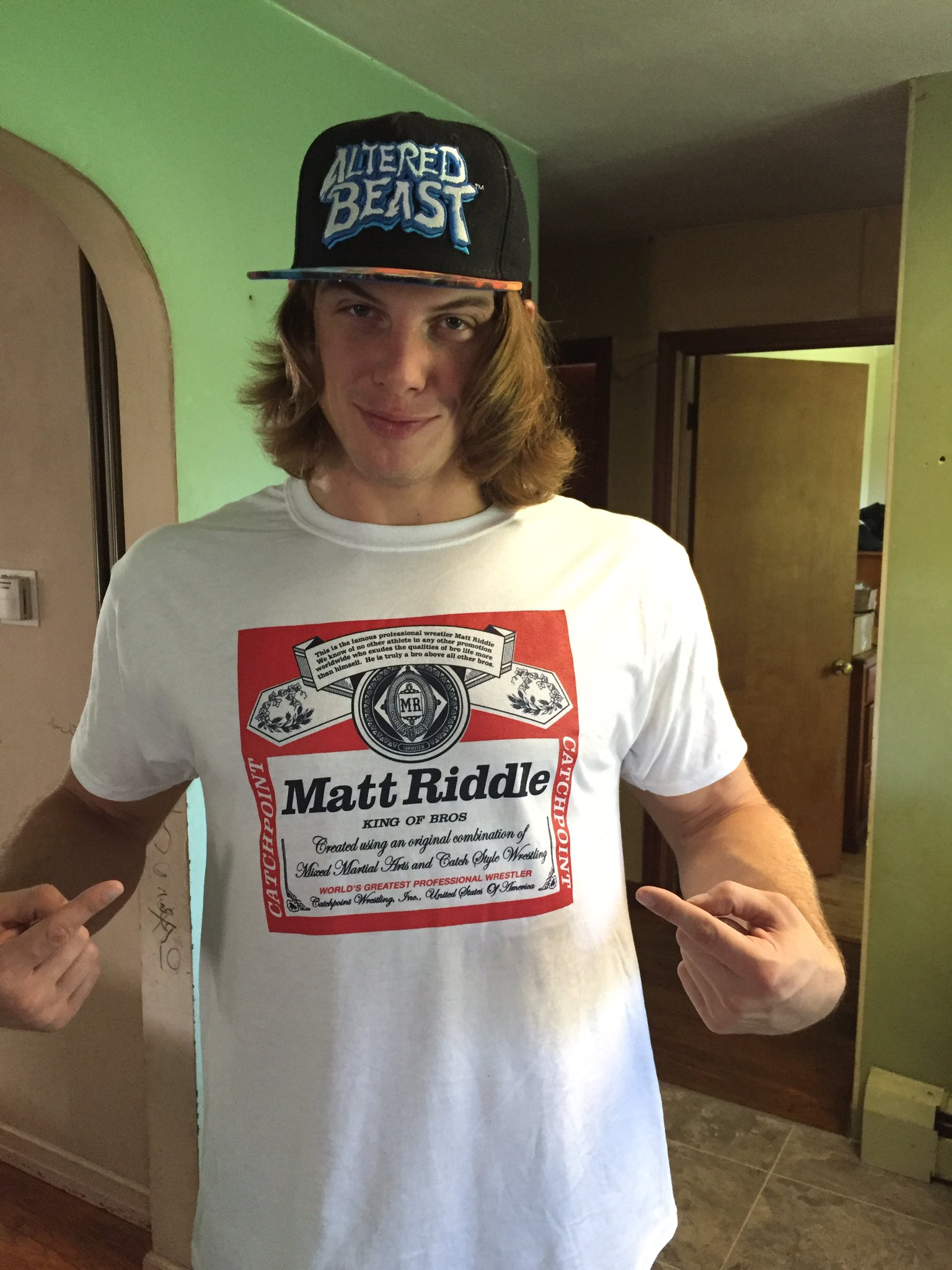“The new Matt Riddle shirt has arrived and I can honestly say that &quo...