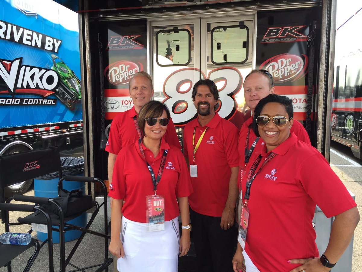 VectorSecurity's tweet image. Team #VectorSecurity outside the @BKRacing_2383 #83 hauler. @mattdracing