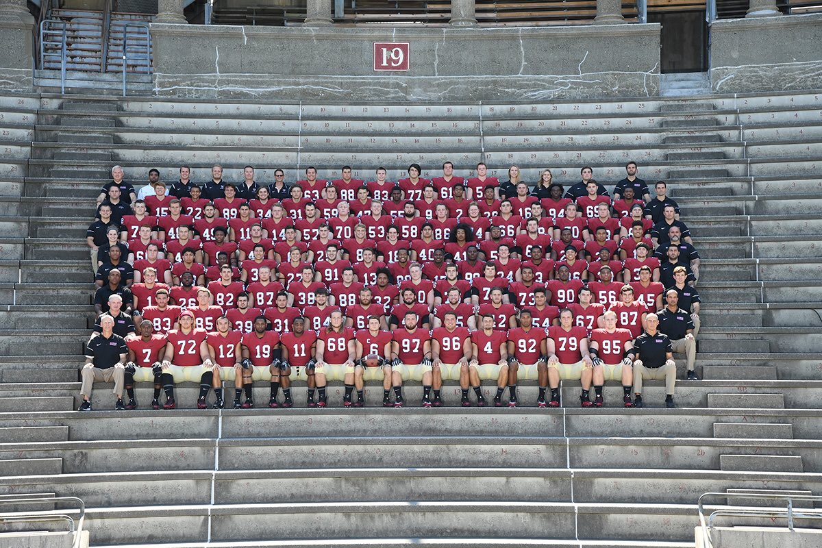 harvardcrimson's tweet image. Beautiful day for @HarvardFootball team photo! ☀️🏈 #GoCrimson
