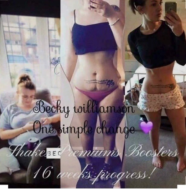 That's impressive! 💪🏻
Go becky! 
All with our shakes, boosters and capsules 💕