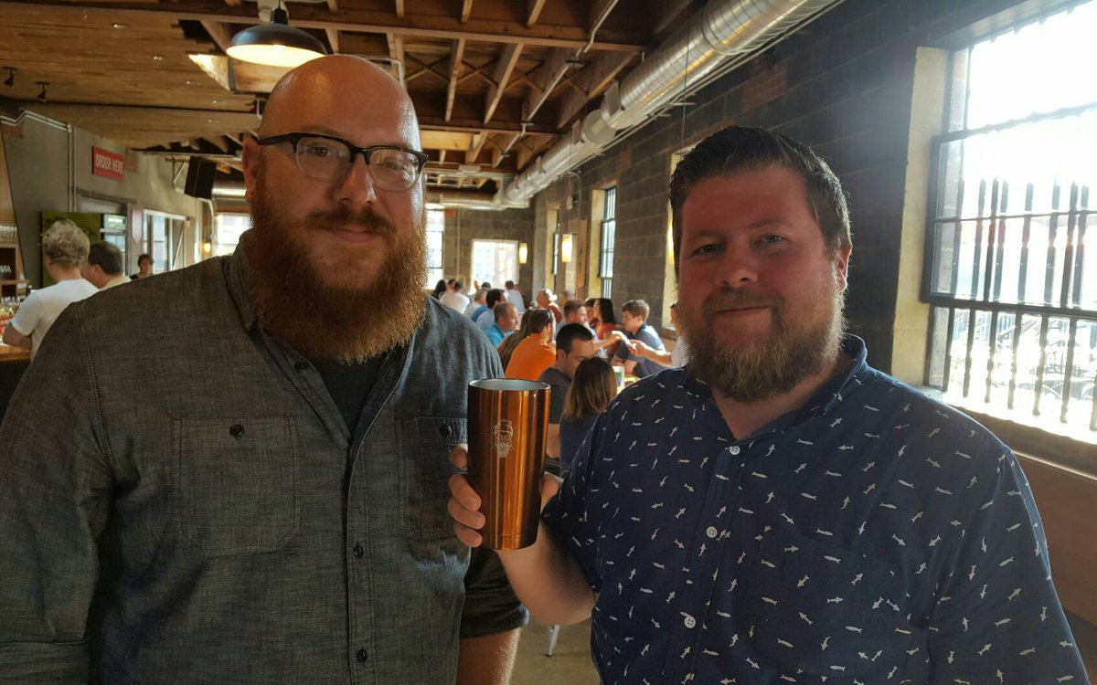 WarAgainstWarm's tweet photo. Just three beards, drinking cold beer. #beerbeard #daydrinking #waragainstwarmbeer @ArdentCraftAles https://t.co/78TRem3VDr