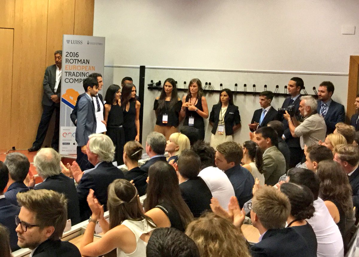 UniLUISS's tweet photo. #LUISS team won the @generaliitalia Credit Risk Case. Congratulations! #RETC2016 https://t.co/lrG8WAa1v8