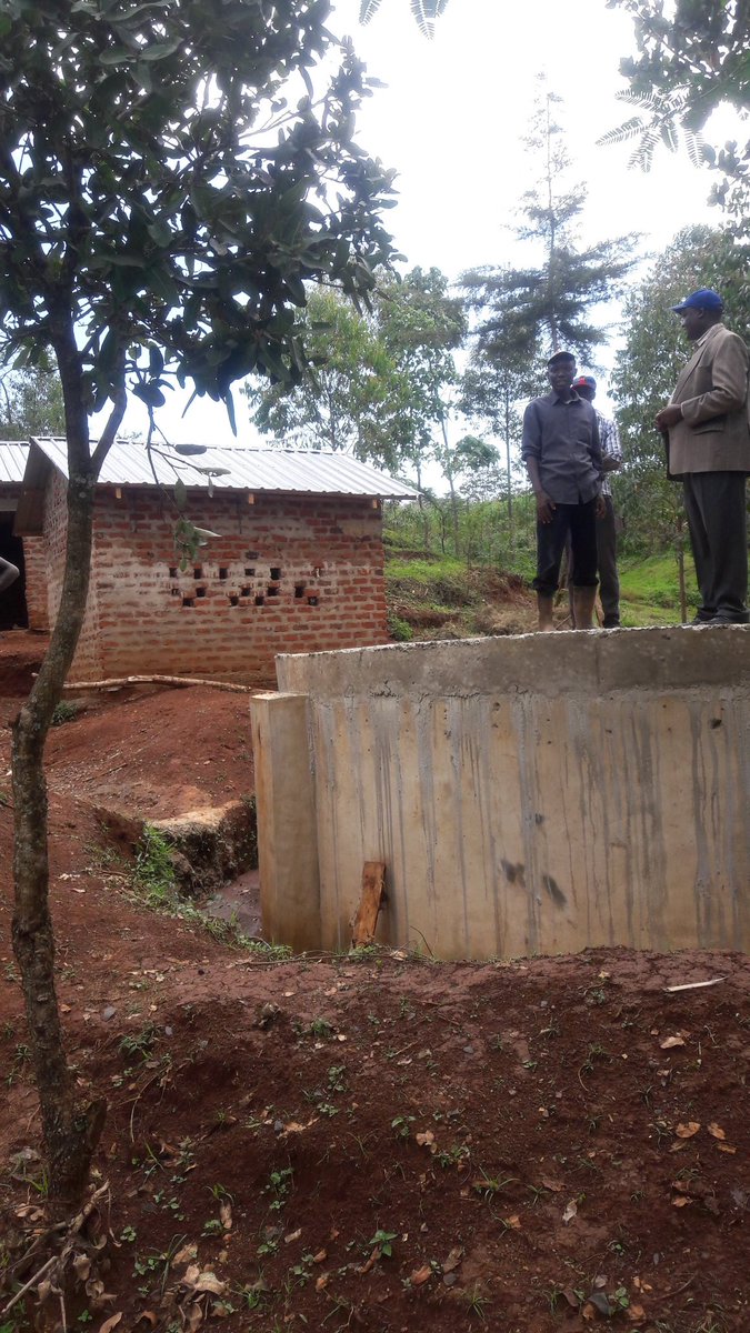 Visiting ongoing kaptien water project in nandihills sub county.will serve 3000 households.