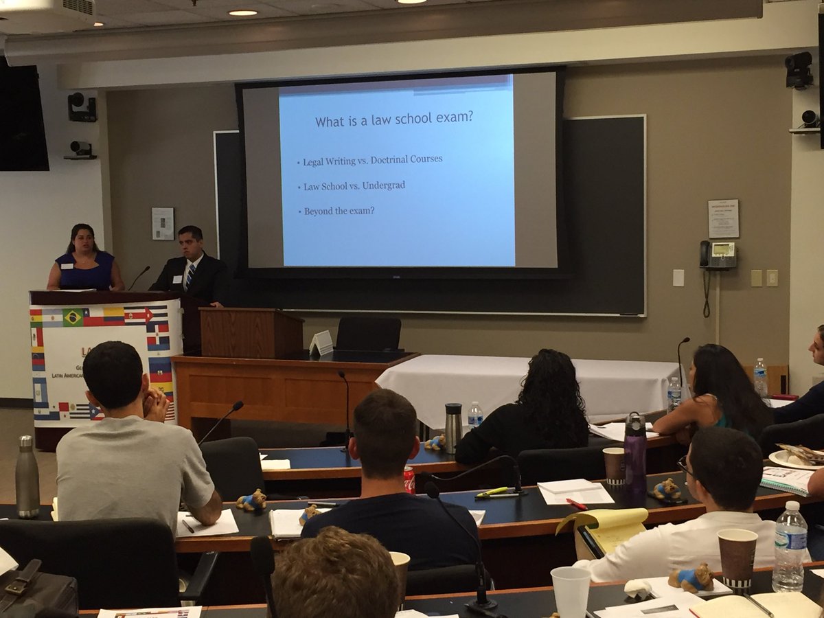 LALSAatGULC's tweet photo. 1L's learning how to prep for an exam. https://t.co/Np7OiU07dG