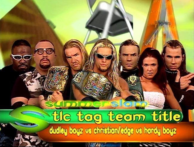 Happy Anniversary to my TLC brothers. This match INVENTED an entire PPV. Proud of our history. @wwe <a href="/WWE/">WWE</a>Universe