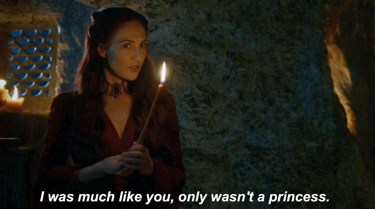 Game of Thrones 4.02 Melisandre &amp; Shireen Baratheon.