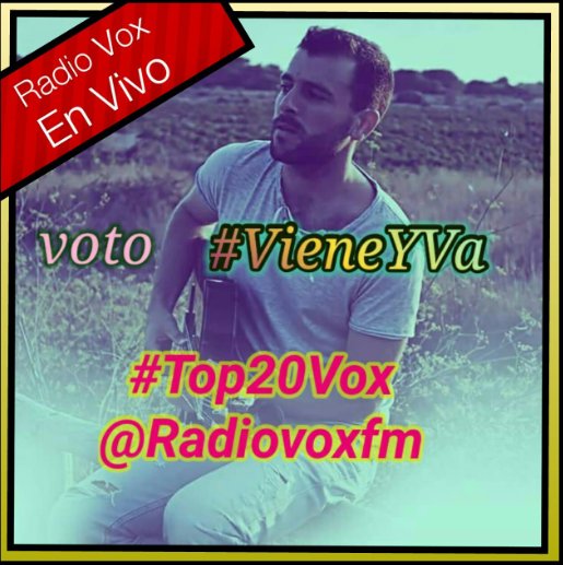 TusSolesSantaFe's tweet photo. 👋📻@Radiovoxfm voto #TOP20VOX por👉 #VieneYVa 💕dl 🌞 @quiquemontes_ @lorepop18 @Ledicenlaloca @gralopez5 @LOCADEMICA85 https://t.co/HJOGD3H56q