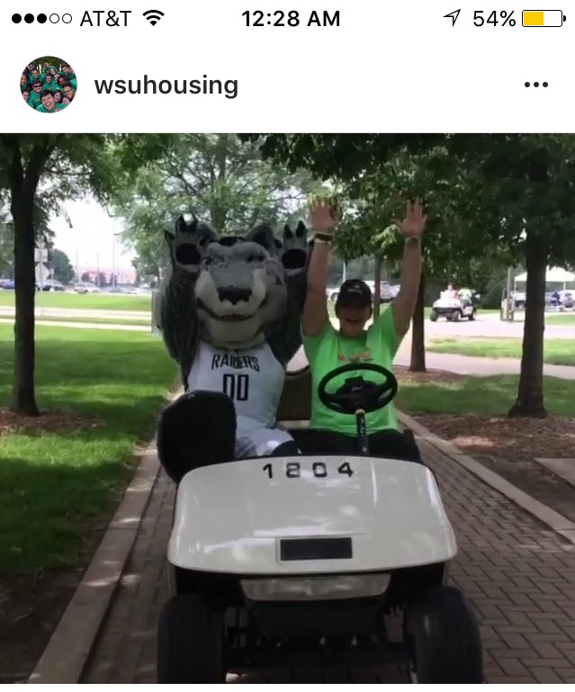 dbertsos's tweet photo. Hey #WrightState2020 share some pics from this wknd for the scrapbook @WSUHousing & tag your tweet w #MoveInMemories https://t.co/v95BZ2OKHd