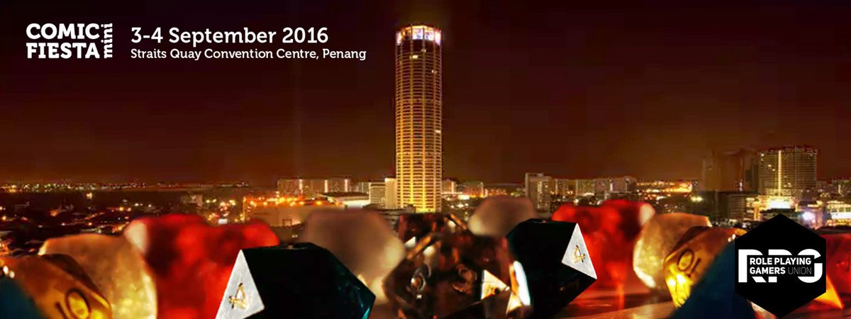 RPGMalaysia's tweet photo. Introducing #Roleplaying #Games at #CFMini in #Penang! https://t.co/hNyDVz5yMT #RPG #RPGMY @twt_penang @comicfiesta https://t.co/iY1APcs01X