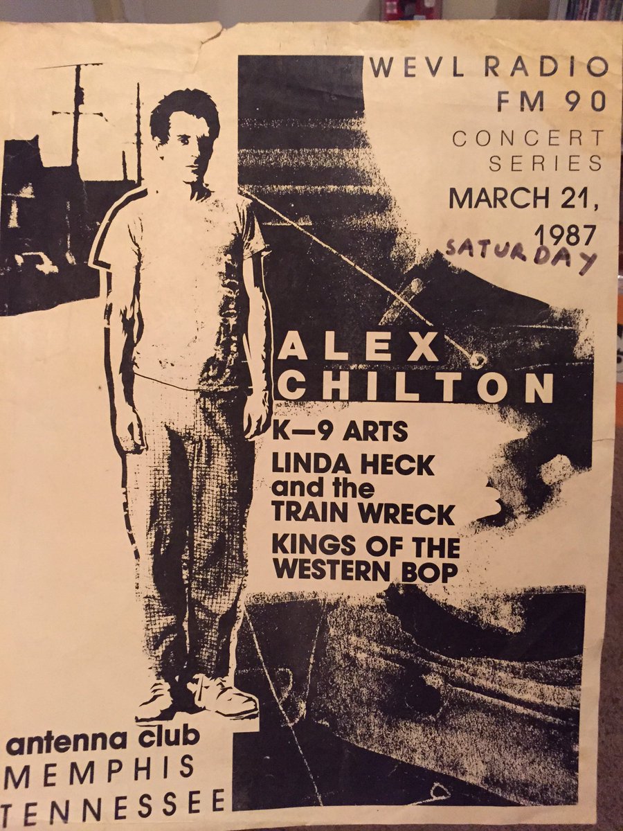 @WEVL #alexchilton #memphis #antennaclub