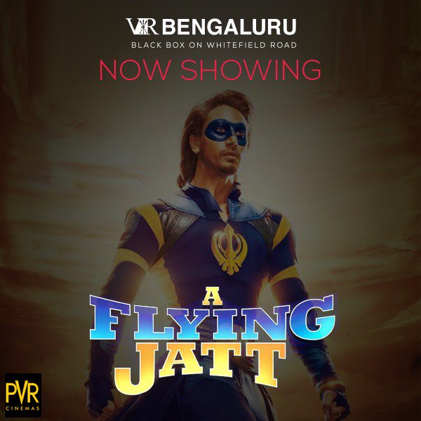 VRBengaluru's tweet photo. Get the best of both worlds this weekend. Catch the newly released Flying Jatt &amp; @TheMechanic at PVR, #VRBlackBox https://t.co/rFYiowFzdZ