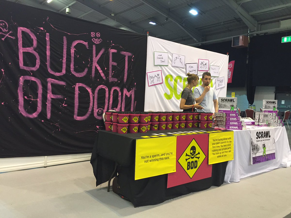 Head over to <a href="/bigpotatogames/">Big Potato | INACTIVE ACCOUNT</a> for #bucketofdoom &amp; #scrawl - NB: they're awesome! #STRAT16 #strategy