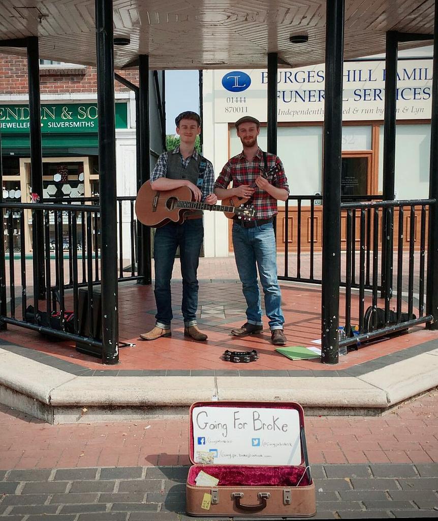 Took our new sign to the streets today before going of to headline the Surrey Oaks beerfest! See you there...