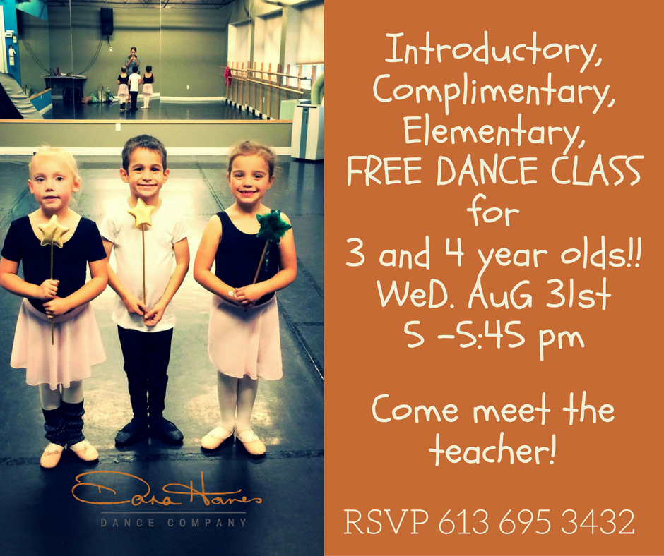 danahanesdance's tweet photo. Free Dance Class Wed Aug 31st open to 3 and 4 yr olds! Classes start Sept 12 https://t.co/6gF1G90we4