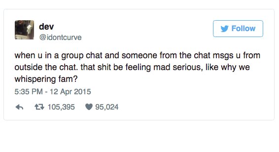 BuzzFeed's tweet photo. 24 struggles that are too real for anyone in a friend group of three https://t.co/HHotYX0ZxU https://t.co/wLLwQIMY7y