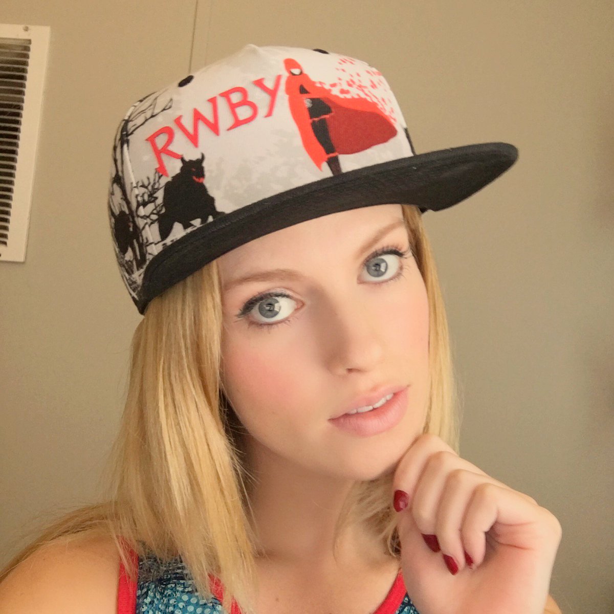 RoosterTeeth's tweet photo. New exclusive #RWBY merch in @HotTopic- including this badass snapback! #RWBYHotTopic https://t.co/WKi8i5K1sq