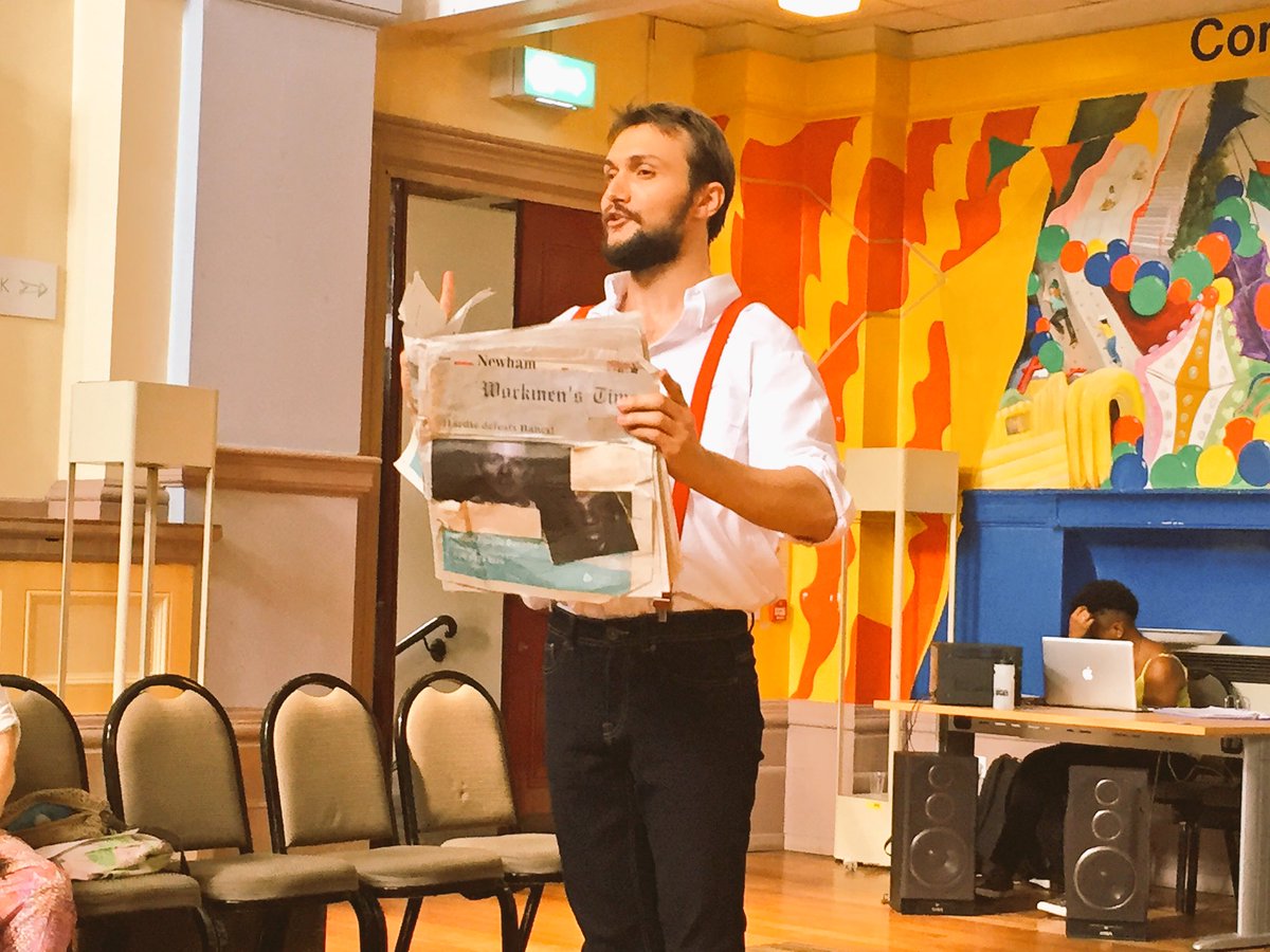 rokhsanafiaz's tweet photo. Must see &amp; great @splotchofred performances in @NewhamLondon @Comm_Links. Go for final performances tonight &amp; tom! 👏 https://t.co/sPpd3FrV1N